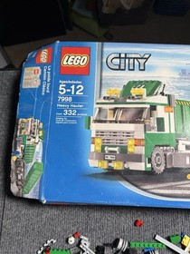 lego city 7998 heavy hauler parts and box - Not complete