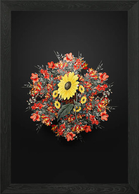 California Sunflower Gerahmtes Wandbild Poster Leinwanddruck Bild