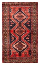 Vintage Oriental Hand-Knotted Carpet 4'2" x 7'3" Traditional Wool Area Rug