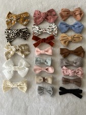 Baby Hair Clip Bows 21 Pieces Assorted Colors and Patterns