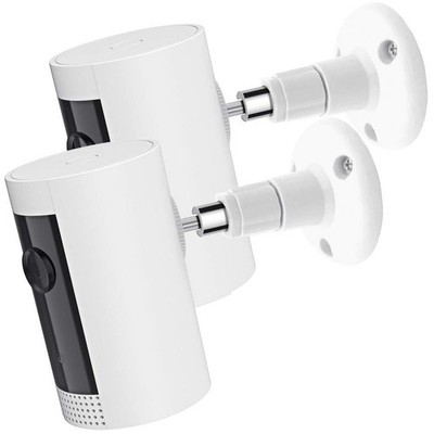 2er Pack Ring Kamerahalterung, kompatibel mit Stick Up Cam weiß 