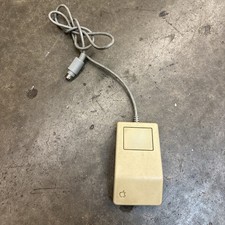 Apple Desktop Bus Mouse I ADB Beige Vintage for Macintosh A9M0331 825-1280-B