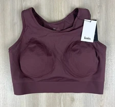 Knix Momenta Racerback Sports Bra Size XL++ Dahlia Purple NEW w/ TAGS
