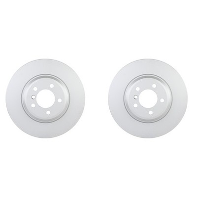 Bosch QuietCast Pair Set of Front Disc Brake Rotors for BMW E65 E66 7-Series