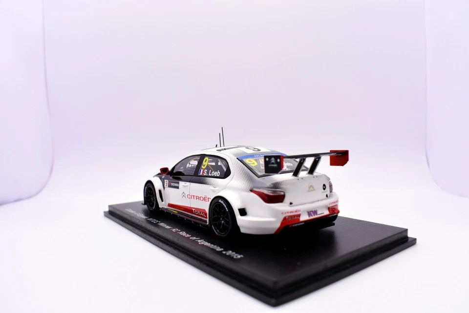 Modellino auto scala 1:43 citroen c-elysee wtcc spark model modellismo statico - Immagine 4 di 4