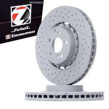 2x Bremsscheibe GELOCHT &Oslash;350mm VORNE f&uuml;r MERCEDES BENZ A KLASSE CLA B GLA GLB