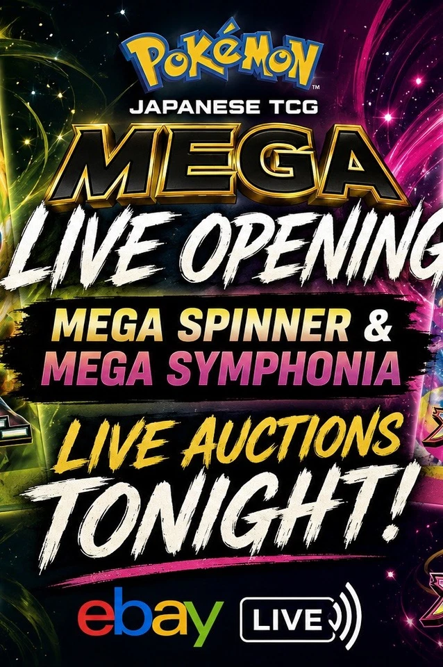 Japanese Mega Ninja Spinner Booster Box and Mega Symphonia Booster box