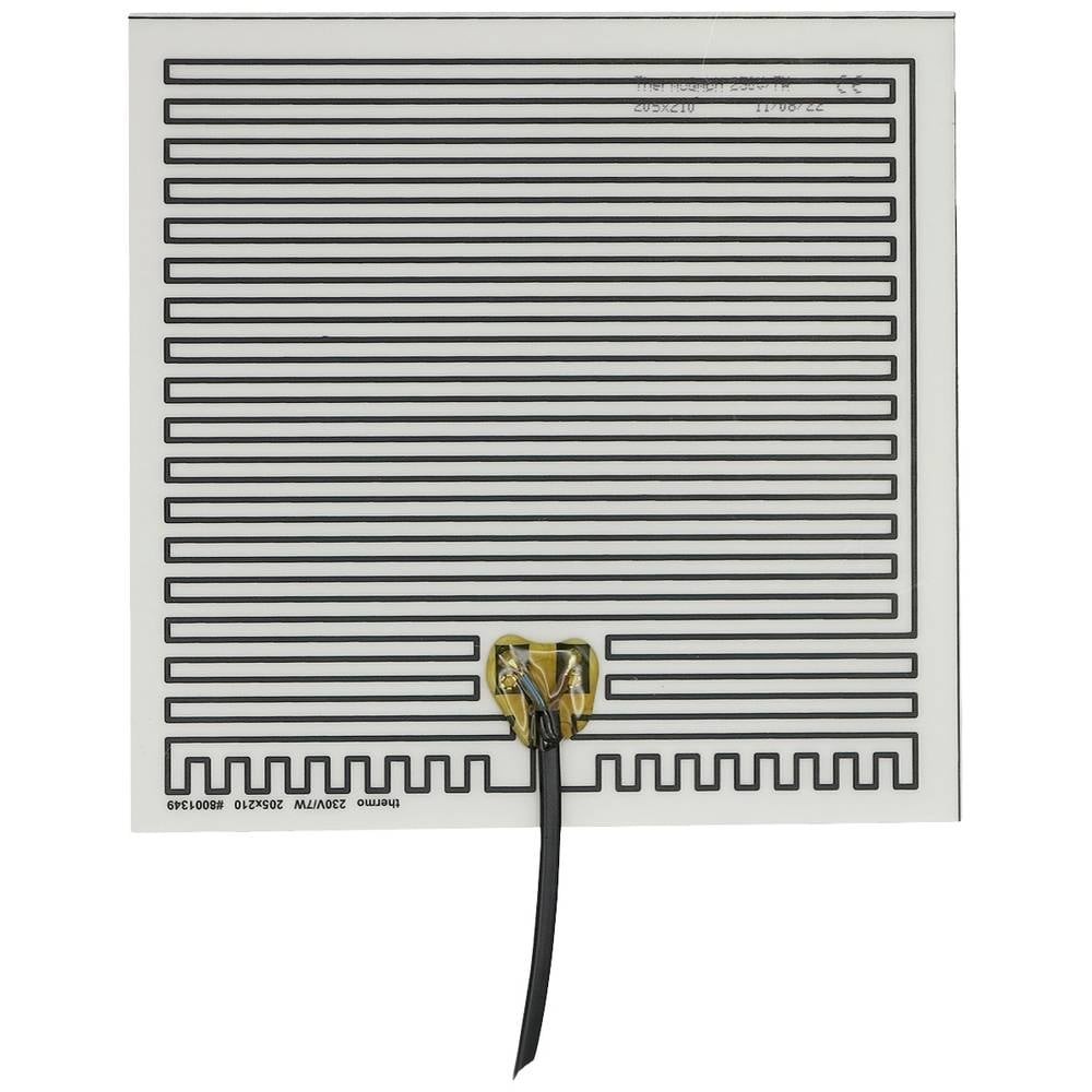 Feuille chauffante contre le gel Thermo TECH 210x205 mm protection thermique 230V