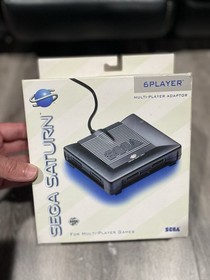 Sega Saturn 6 Player Multitap - New   Open Box CIB W/ Reg Card & Paperwork
