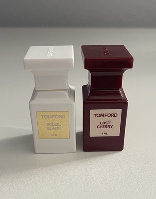 Tom Ford Soleil Blanc & Lost Cherry 4ml Mini Perfume Set New From Discovery Kit