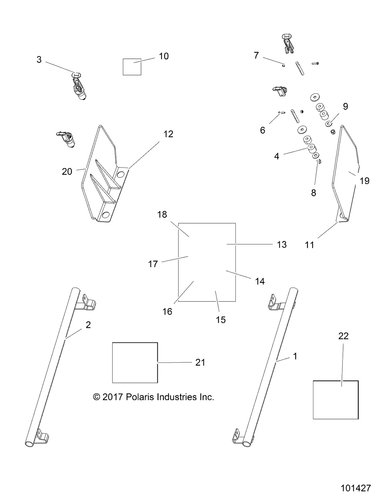 Polaris Number Plate, Left, Black, LE, Genuine OEM Part 5454678-070, Qty 1 - Picture 2 of 2