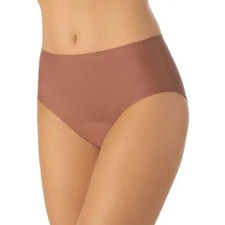 Le Mystere Smooth Shape Leak Resistant Brief Mink Brown Size Small NWT