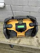 Dewalt DCR017 FM/DAB Job Site Workshop Radio. Partly Working Please Read!!