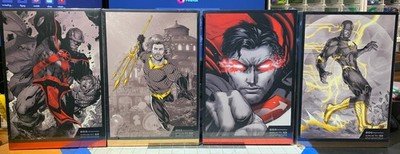 Mcfarlane DC Multiverse BBTS Exclusive Limited Black and White Figure Bundle