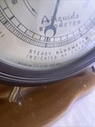 Vtg MCM 1960's Airguide Weather Station Solid Wood Walnut w/ Patina Nautical — photo 6