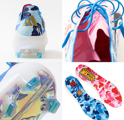 adidas F50 ELITE FG BAPE JS0573 Clear Pink/Footwear White/Icy Blue