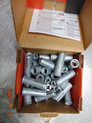 *BOX OF 50* HILTI 50x HDI-L + 3/8'' DROP-IN ANCHORS 2062739