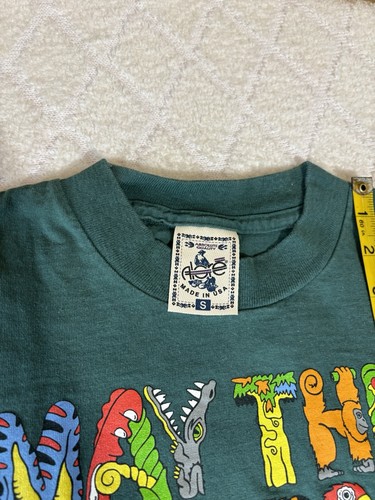 T-shirt vintage 97 Alore May The Forest Be With You made in USA punto singolo taglia S - Foto 11 di 14