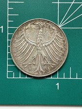 5 German Deutsche Mark Silver/Copper Coin (1966)