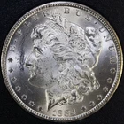 1884-CC $1 Morgan Silver Dollar GSA Uncirculated NO Box and COA #A1