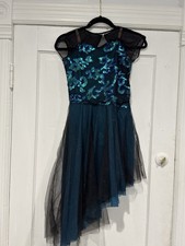 Revolution Dancewear RC17094 What The Water Gave Me Dance Costume Dark Teal SA