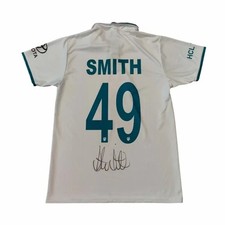 STEVE SMITH SIGNED AUSTRALIA TEST CRICKET SHIRT *PHOTO PROOF*