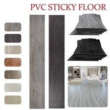 1-8m² Self Adhesive VinylFloor Planks Tiles Wood Effect for Bedroom Kitchen UK