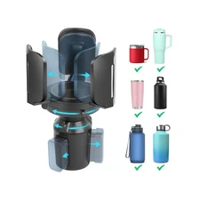 Cup Holder Expander for Car with Adjustable Holder & Base, Compatible with 10...