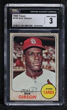 1968 Topps Bob Gibson #100 CGC 3 HOF x0o