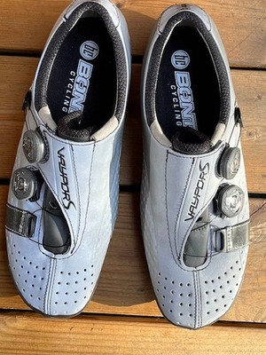 BONT VAYPOR S Cycling Herren Rennradschuh - grau reflektiv - Gr. 44 - wie neu