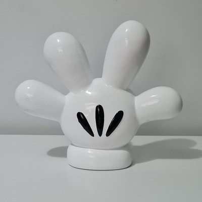 Mickey Mouse Keramik Handschuh Buchstütze Requisite Ausstellungsstück Disney Store
