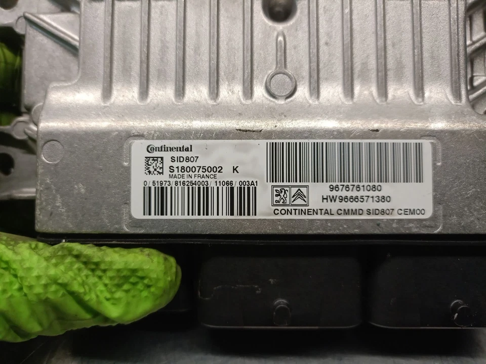 9676761080 CENTRALINA MOTORE / S180075002 CONTINENTAL / 5450270 PER CITROËN C5 I - Immagine 4 di 4