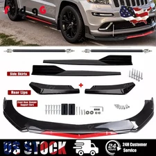 For Jeep Grand Cherokee Front Rear Bumper Lip Spoiler Splitter Body Kits K