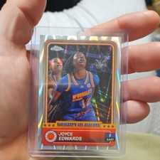 JOYCE EDWARDS, RayWave Refractor, 2024 Topps Chrome McDonald’s All American
