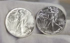 (2) 1988 US Silver Eagle $1 Gem Unc Better Date
