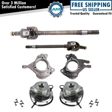Front CV Axles & Wheel Hubs & Bearings Fits 2007-2017 Jeep Wrangler