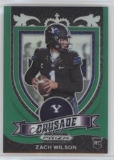 2021 Panini Prizm Draft Picks Crusade Green Prizm Zach Wilson #168 0o9k
