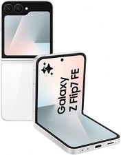 Samsung Galaxy Z Flip7 FE 5G Smartphone AI Mobile Phone SIM Free 128GB White