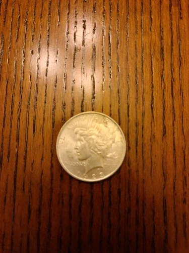 1923 Silver Peace Dollar Philadelphia mint. xf + details.