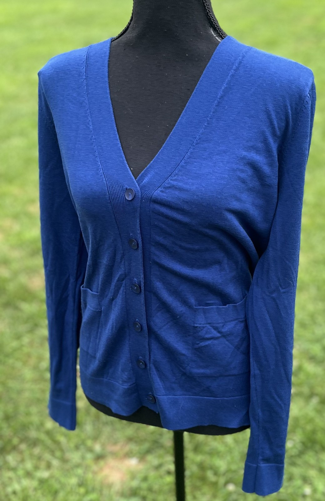 Pendleton Sweater Womens Medium Button Front Card… - image 3