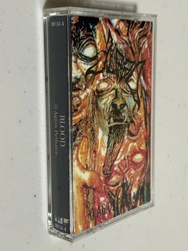 Blood O Agios Pethane Cassette Tape Original Reissue 1994 Cargo Records - Picture 3 of 7