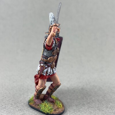 Figurine Centurion Romain En Métal 54 Mm - Soldat Détaillé Rome Antique - échelle 1/32