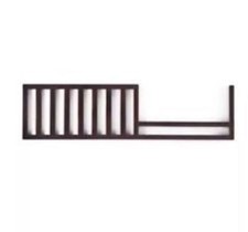 Kathy Ireland Baby by LaJobi Guard Rail in Chocolate 7899386 Lajobi NEW BABY