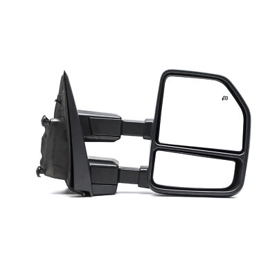 Power Temp Sensor Tow Mirror For 2018-20 Ford F250 F350 F550 SD RH Side Black