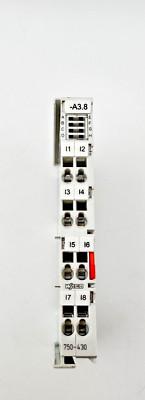 WAGO 750-430 8-Kanal Digital Eingangsklemme 24V DC