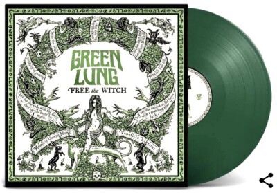 GREEN LUNG - FREE THE WITCH Rare Limited Edition Green Vinyl LP New MINT