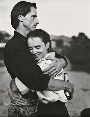 1984 SAM SHEPARD Hugging JESSICA LANGE Film Actor By BRUCE WEBER