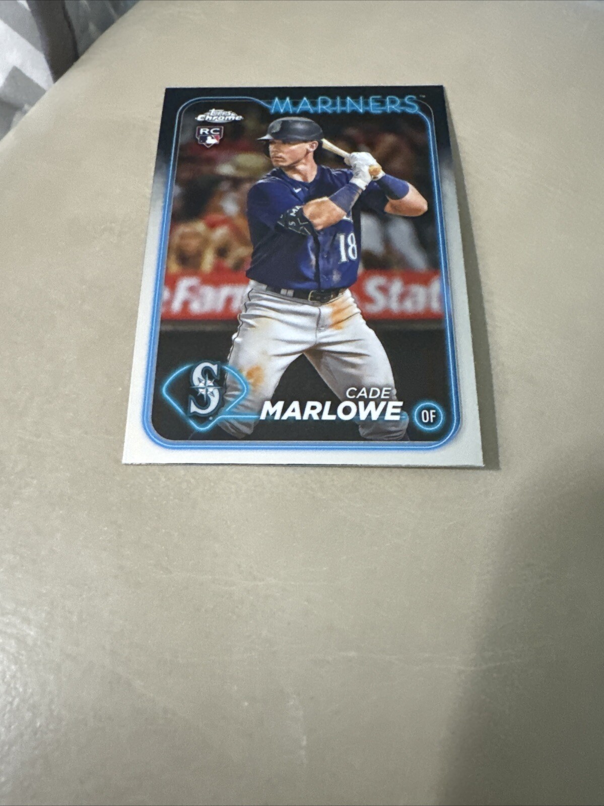 2024 Topps Chrome Base #266 Cade Marlowe  - Seattle Mariners