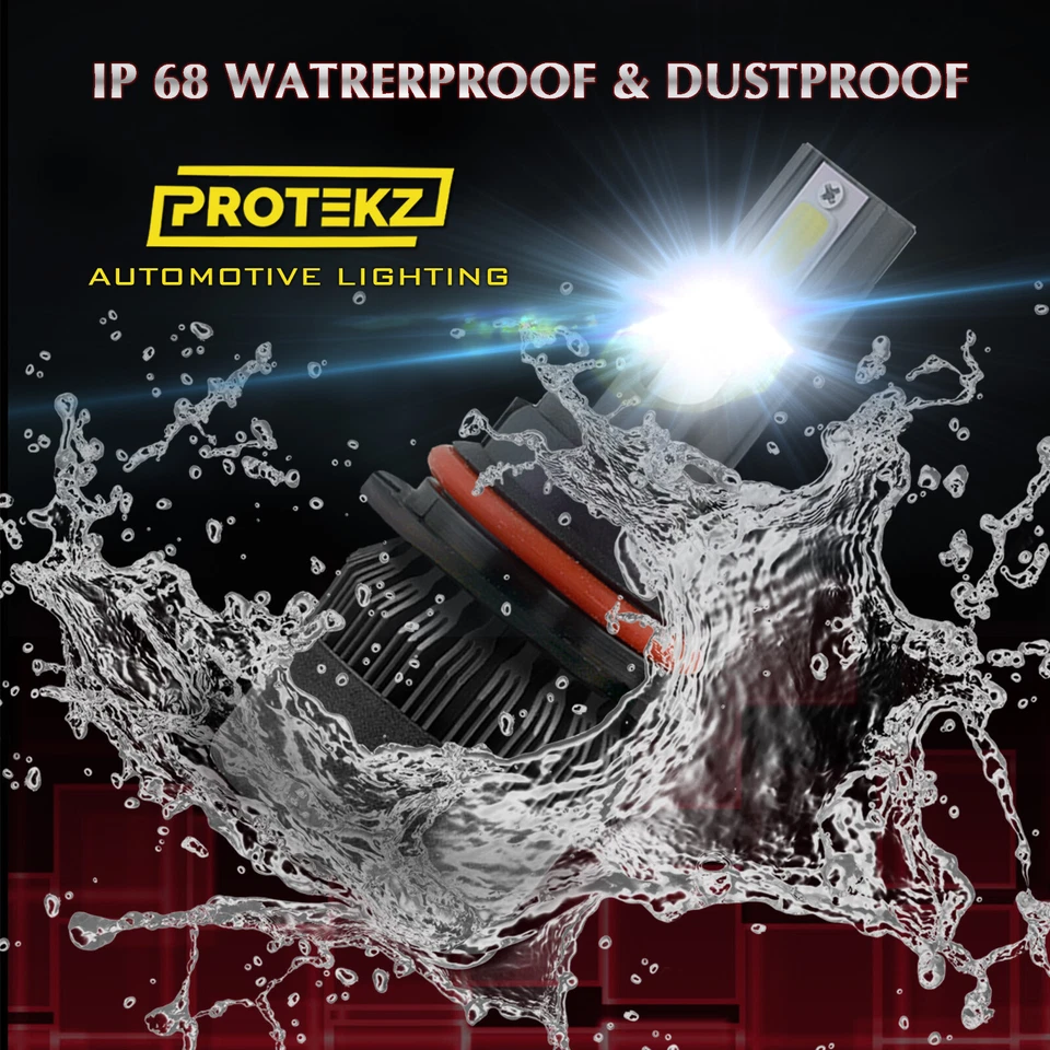 Kit de faros LED HB4 9006 60W 7200LM 6K para Toyota 4Runner 2003-2005 haz bajo Foto 4 de 4