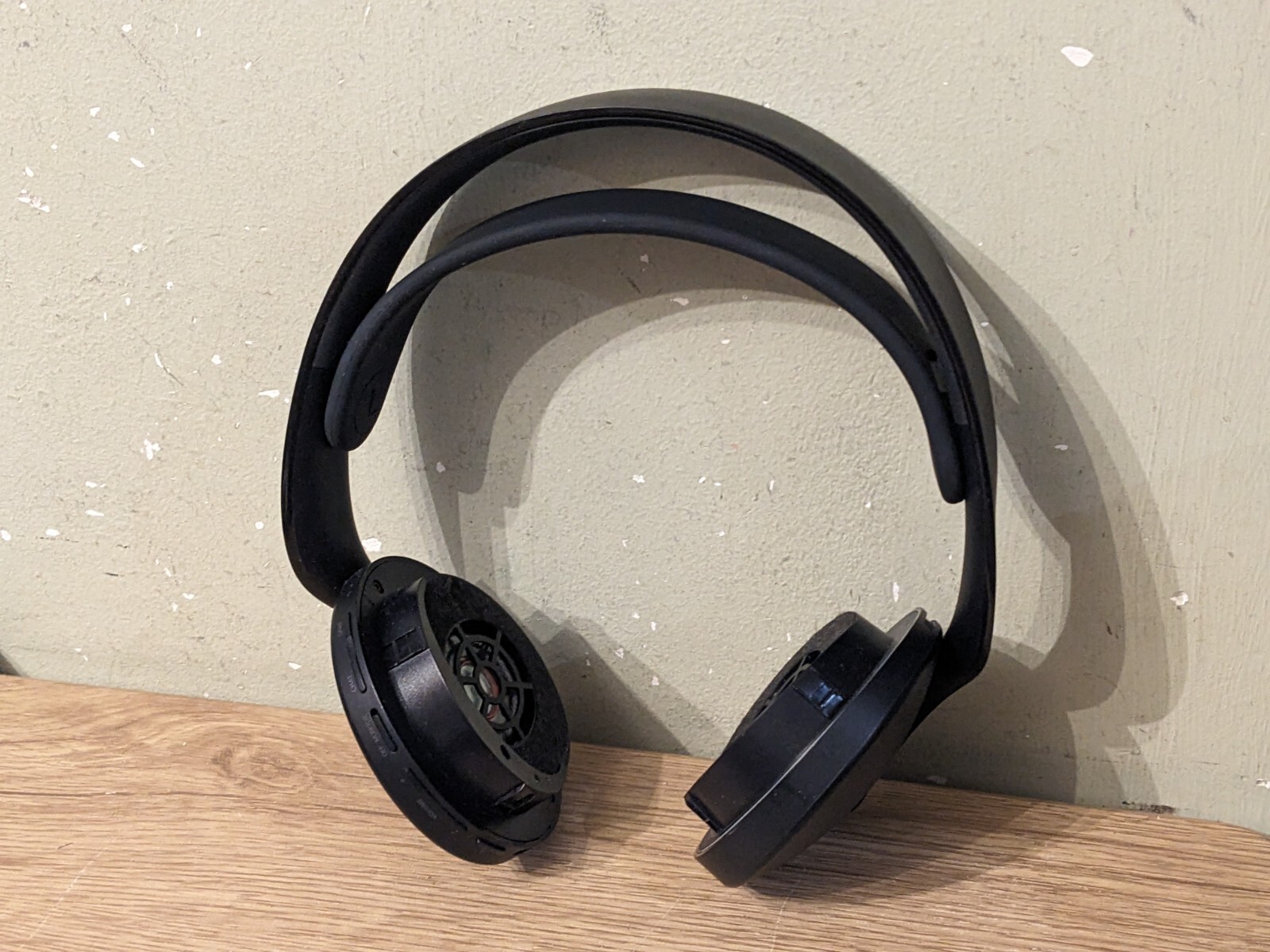 NO DONGLE Sony Pulse 3D wireless headset midnight black for PS5 PS4 NO EARPADS